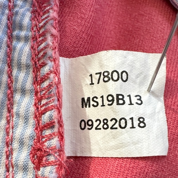 Peter Millar Bold Red Men's Flat Front Shorts - Picture 3 of 6